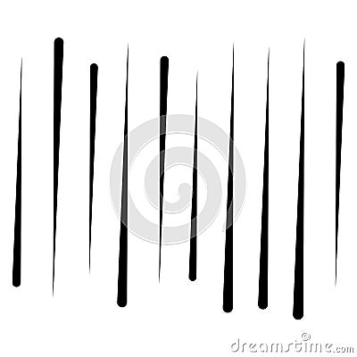 Random, dynamic lines pattern. Vertical, straight parallel lines. Irregular stripes. Streaks, strips uneven lines. Abstract Vector Illustration