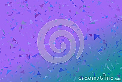 Random gradient abstract triangle particle landing page background Vector Illustration