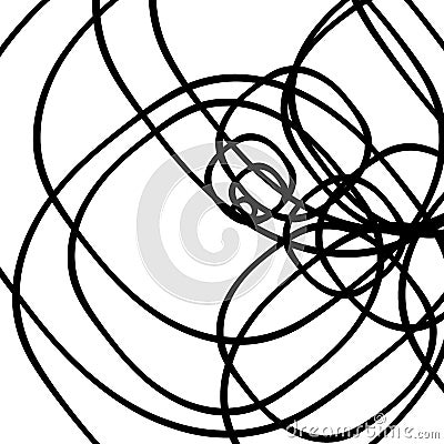 Random intersecting lines abstract pattern / texture. Geometric Vector Illustration
