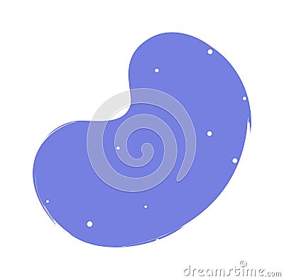 Random liquid blob shape element Vector Illustration