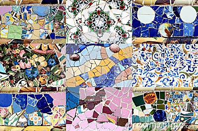 Mosaic Pattern Stock Photo