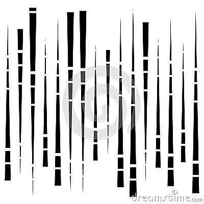 Random segmented lines pattern. dynamic dashed, irregular stripes. abstract geometric design Vector Illustration