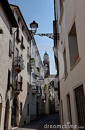 Random street, Vicenza, Veneto, Italy Stock Photo