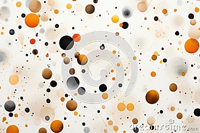 Randomly spaced tiny spots dots pattern, abstract natural background, organic shapes, neutral colors Stock Photo