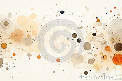 Randomly spaced tiny spots dots pattern, abstract natural background, organic shapes, neutral colors Stock Photo