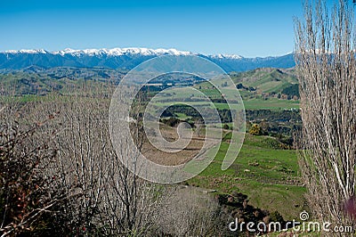 Rangitikei Valley Stock Photo