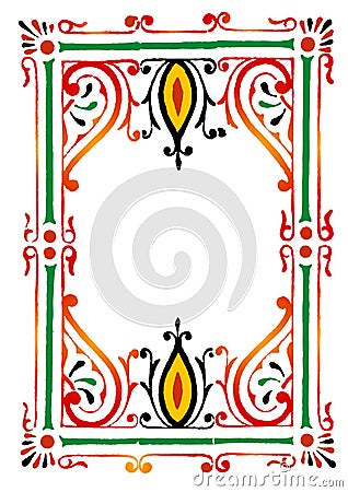 Rangoli Border Royalty Free Stock Photo Image 9425035