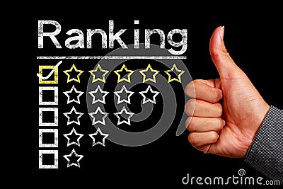 Ranking concept Stock Photo