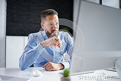 Ransomware Extortion Attack. Hacked Computer Password Stock Photo