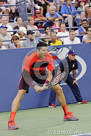 Raonic Milos CAN at US Open (8) Editorial Stock Photo