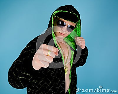 Rap singer Stock Photo