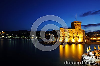 Rapallo castle Stock Photo