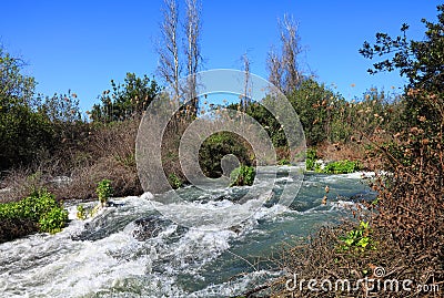 Rapid current Stock Photo