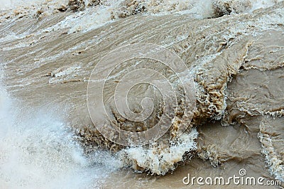 Rapid flow of water Stock Photo