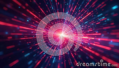 Rapid strobe pulses create dynamic light patterns, light, effects Stock Photo