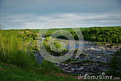 st Louis river in jay cooke state park mn Stock Photo