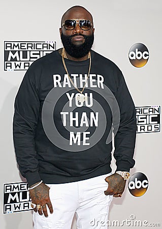 Rapper Rick Ross Editorial Stock Photo