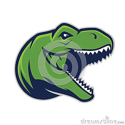 Raptor head mascot Vector Illustration