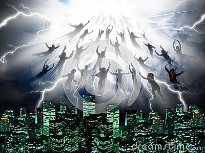 The Rapture Stock Photo