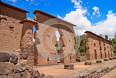 Raqchi, Peru Stock Photo