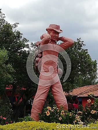 Raquira Colombia Editorial Stock Photo