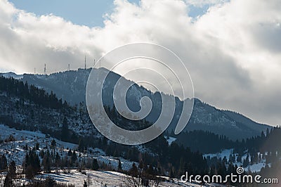 Rarau mountain Stock Photo