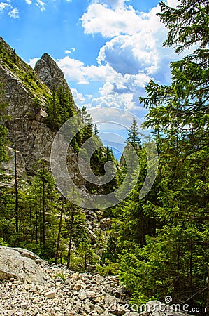 The Rarau Mountains Stock Photo