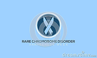 Rare Chromosome Disorder Awareness Week Vector Banner Observed on June Every Year. Awareness Campaign Vector Background, Banner, P Vector Illustration