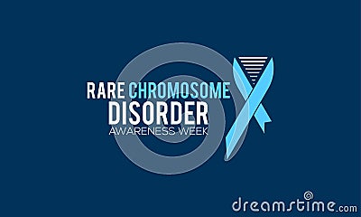 Rare Chromosome Disorder Awareness Week Vector Banner Observed on June Every Year. Awareness Campaign Vector Background, Banner, P Vector Illustration