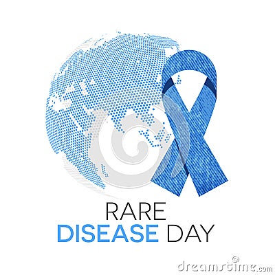 Rare Disease Day Vector Illustration