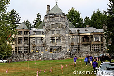 Rare tour through Yaddo Garden mansion,September,2014 Editorial Stock Photo