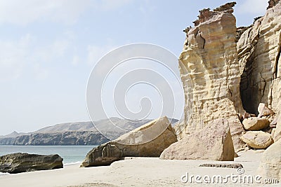 Ras al Jinz beach, Oman Stock Photo