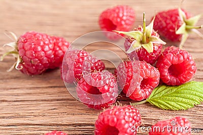 Rasberry on background Stock Photo