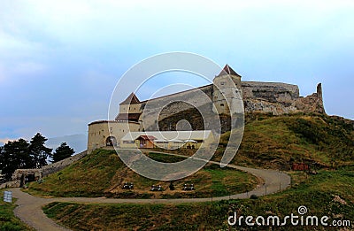 Rasnov fortress Stock Photo