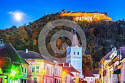 Rasnov Fortress, Transylvania, Romania Stock Photo