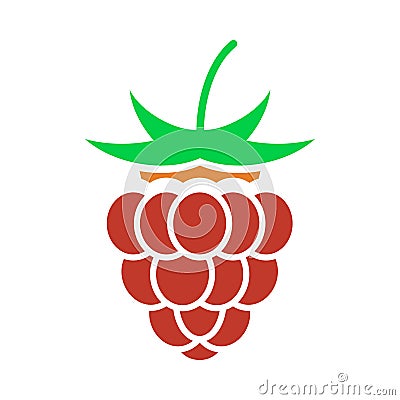 Raspberry Icon Vector Illustration