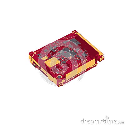 Raspberry Pi vector Vector Illustration