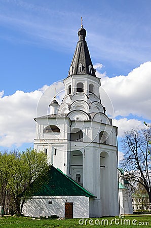 Raspyatskaya Church-Bell Tower in Aleksandrovskaya Sloboda, Vladimir region, Golden ring of Russia Stock Photo