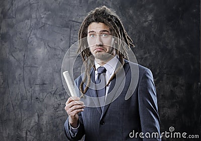 Rastafarian Man Stock Photo