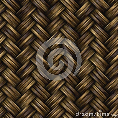 Raster Seamless Basket Twill Weave Pattern Stock Photo