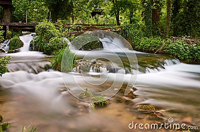 Rastoke Waterfalls, Croatia Stock Photo