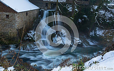 Rastoke Waterfalls, Croatia Stock Photo