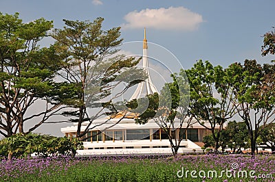 Ratchamangkhala Pavilion of Suan Luang Rama IX Public Park Bangkok,Thailand Editorial Stock Photo