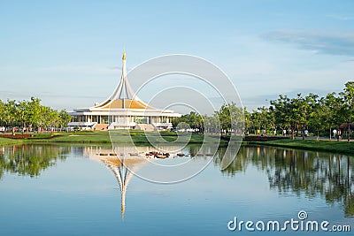 Ratchamangkhala Pavilion in Suan Luang Rama 9 Public Park Editorial Stock Photo