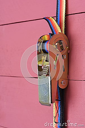 Ratchet straps Stock Photo