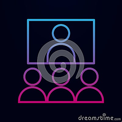 Rater training nolan icon. Simple thin line, outline of web, mix icons for ui and ux, website or mobile application Stock Photo