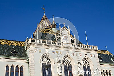 Rathaus Korneuburg Stock Photo