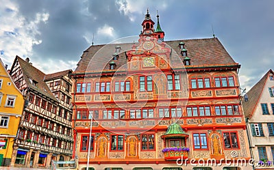 Rathaus, the town hall of Tubingen in Baden-Wurttemberg, Germany Stock Photo