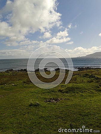 Rathlin Island view. Stock Photo