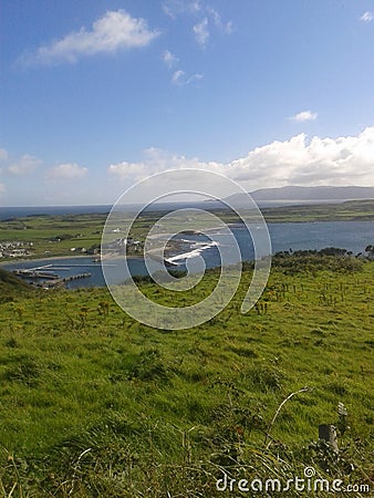 Rathlin Island view. Stock Photo